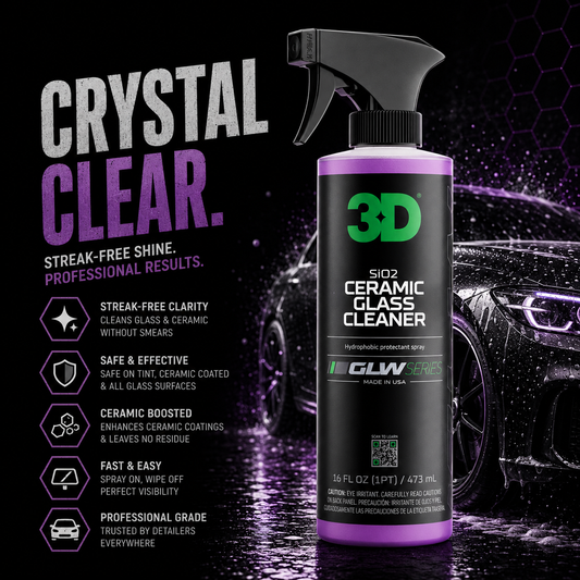 GLW SiO2 CERAMIC GLASS CLEANER - חומר לניקוי שמשות קרמי
