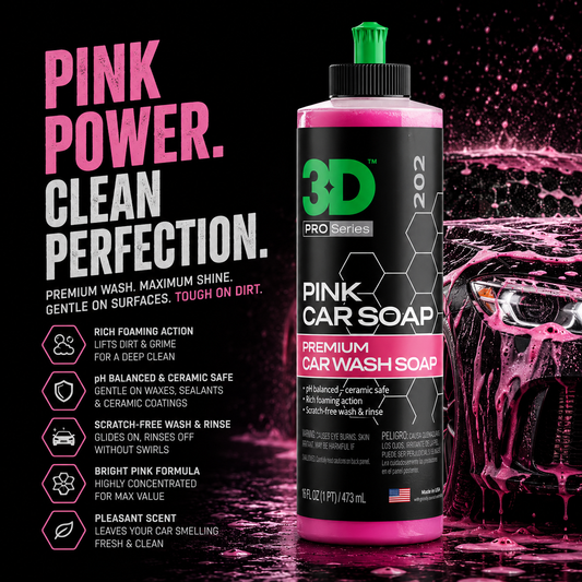 PINK CAR SOAP - שמפו נטרלי מקציף