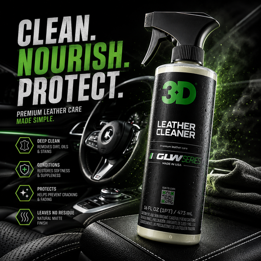 GLW LEATHER CLEANER - חומר ניקוי לעור פלסטיק וויניל